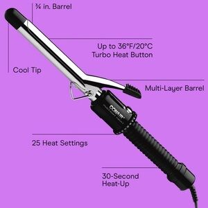 Conair Instant Heat 3/4 inch Curling Iron NEW IN UNOPENED BOX Gentle Easy To Use